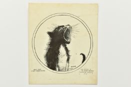 WILLIAM HEATH ROBINSON (1872-1944) 'ARABIAN NIGHTS PART 3', an illustration depicting a black cat