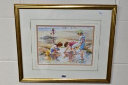 TWO FRAMED LIMITED EDITION PRINTS, The Rock Pool 268/850 and Low Tide 263/850, both signed in pencil