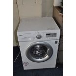 A LG INVERTER DIRECT DRIVE 7kg WASHING MACHINE width 60cm x depth 60cm x height 85cm (PAT pass,