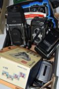 TWO VINTAGE ROLL FILM CAMERAS AND DIGITAL VIDEO CAMERA, comprising a Mamiya C330 Professional S twin