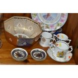 A COLLECTION OF SPODE ROYAL COMMEMORATIVE PORCELAIN, comprising a large limited edition Spode