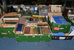 FIVE BOXES OF BOOKS & PUBLICATIONS containing over 100 titles in hardback format, subjects include