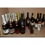 ALCOHOL, A Mixed Collection containing sixteen assorted sparkling Wines (Asti's, Cava's, etc) and