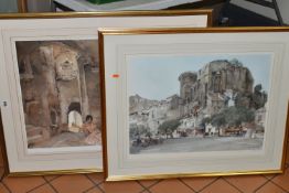 WILLIAM RUSSELL FLINT (SCOTTISH 1880-1969) 'LA VOULTE SUR RHONE', a signed limited edition print,