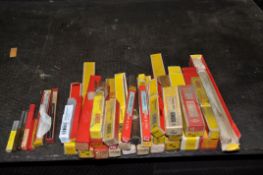 A BOX CONTAINING THIRTY SIX NEW AND UNUSED IMPERIAL HAND REAMERS FROM 7/64 TO 1in