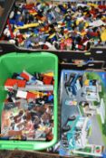 FOUR BOXES OF ASSORTED LOOSE MODERN LEGO (4 boxes)