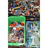 FOUR BOXES OF ASSORTED LOOSE MODERN LEGO (4 boxes)