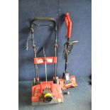 A MANTIS ELECTRIC SNOW THROWER (Untested due to plug type) together with an Eckman snow go QI-JY-