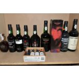 PORT, A Collection of thirteen bottles of Vintage and Non-Vintage Port (includes miniatures)