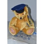 A LIMITED EDITION MERRYTHOUGHT 'RETURN TO SENDER' TEDDY BEAR, No.16 of 75, appears complete and in