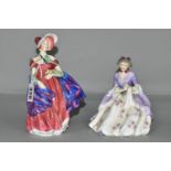 TWO ROYAL DOULTON FIGURINES, comprising Griselda HN1993 and 'Lady April' HN1958 (2) (Condition