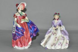 TWO ROYAL DOULTON FIGURINES, comprising Griselda HN1993 and 'Lady April' HN1958 (2) (Condition