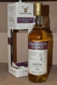 SINGLE MALT, One Bottle of CONNOISSEURS CHOICE CAOL ILA, distilled 1996, bottled 2008, 43% vol,