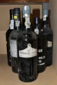SIX BOTTLES OF VINTAGE PORT comprising two bottles of QUINTO DO VESUVIO 1990 Vintage, one bottle