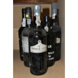 SIX BOTTLES OF VINTAGE PORT comprising two bottles of QUINTO DO VESUVIO 1990 Vintage, one bottle