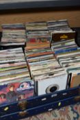 TWO TRAVEL CASES OF SINGLE RECORDS, over two hundred and fifty singles, to include artists Boy