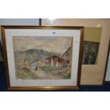 HERMINE FAULHABER (1884-1952) 'St VIET', an Austrian alpine village scene, signed and titled