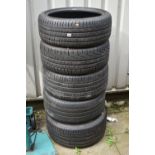 FIVE VARIOUS PART WORN TYRES, to fit 20 inch rims (5)