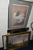 DECORATIVE 20TH CENTURY PICTURES ETC, comprising a Charles Frederick Tunnicliffe signed limited