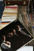 THREE BOXES OF RECORDS, to include approximately three hundred vinyl singles, artists to include