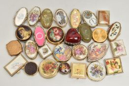 ASSORTED PILL BOXES, to include twenty eight pill boxes of various designs (condition report: