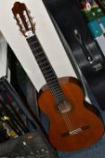 A SPANISH CLASSICAL GUITAR, made by José Ramirez, model GR7, dated 1997, solid cedar wood top and