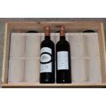 WINE, one opened case containing eight bottles of CHATEAU ROUSSEAU DE SIPIAN 2005 Medoc