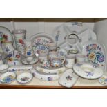 A COLLECTION OF POOLE POTTERY TRADITIONAL WARE, over forty pieces to include hors d'oeuvres plate,