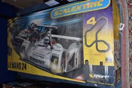 A BOXED SCALEXTRIC LE MANS 24 HOUR SET, No.C1083, contents not checked but with both cars,