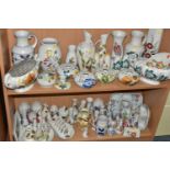 A LARGE QUANTITY OF RADFORD POTTERY TABLEWARE AND VASES, varying patterns, comprising four posy