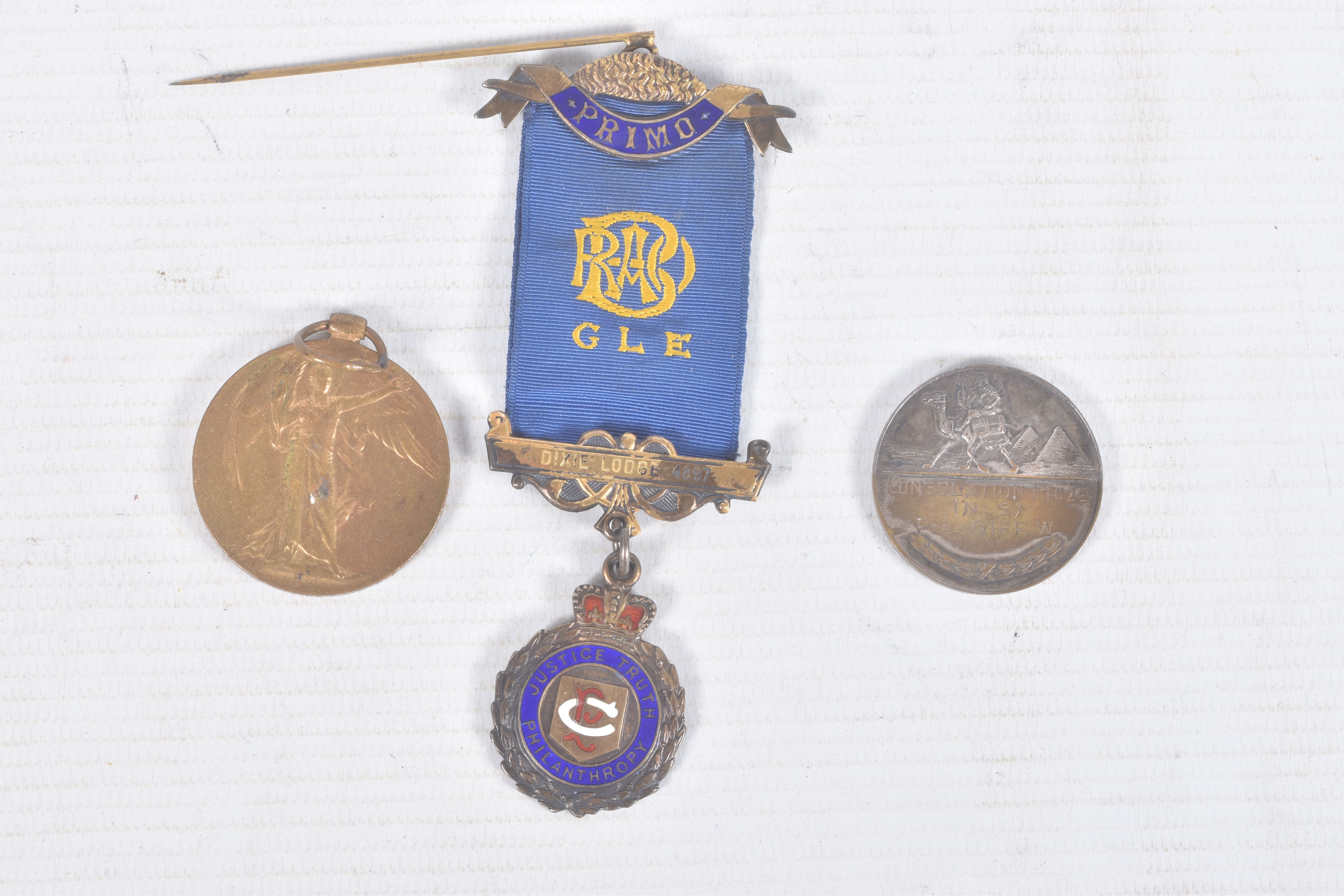 A WWI SCOTTISH RIFLES PAIR OF MEDALS, shooting medal and a ROAB medal, the medals are correctly - Image 2 of 14