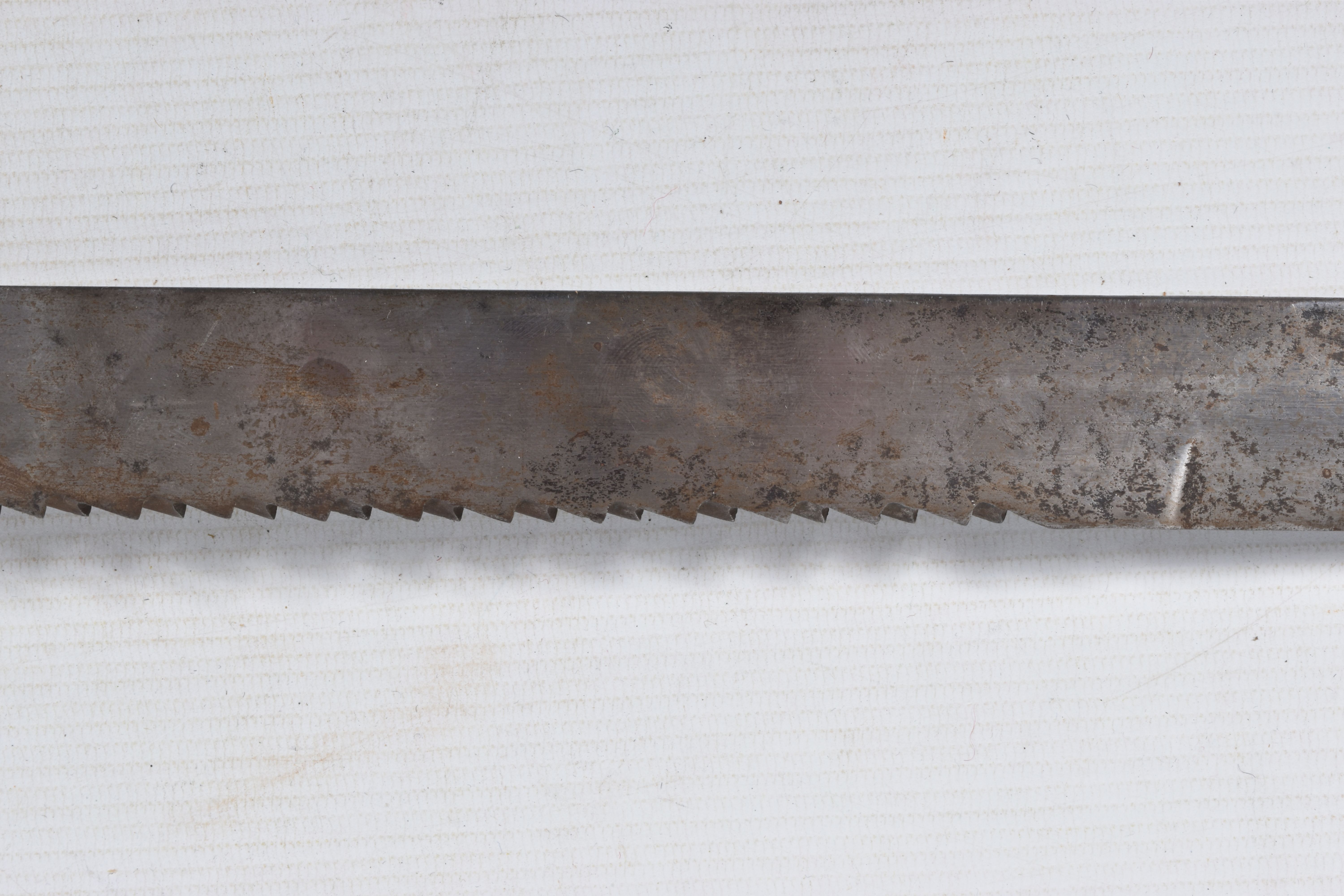 A BRITISH 19TH CENTURY WILKINSON PIONEERS SAW BACK SWORD ,one side of the blade features a broad - Image 11 of 22