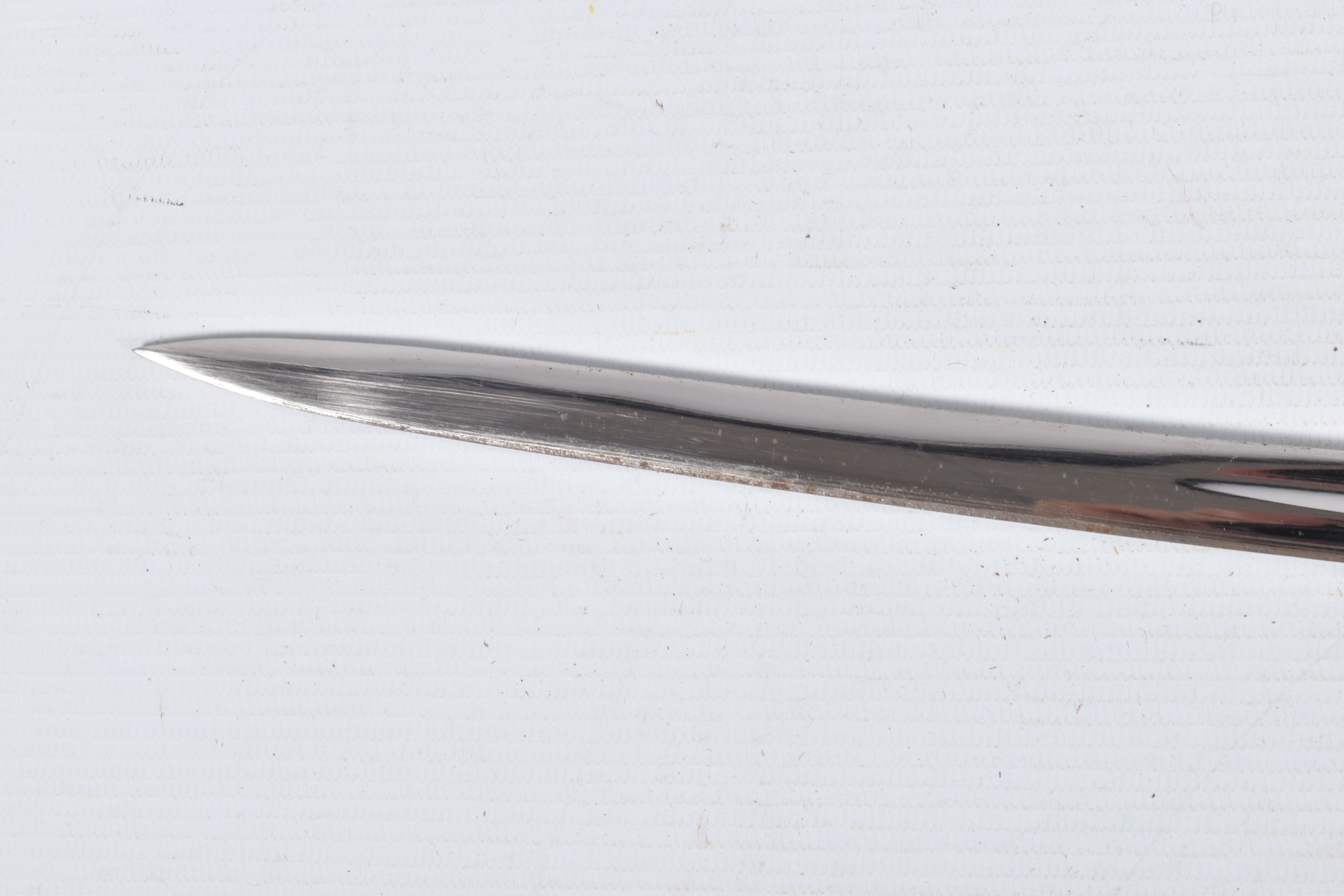 A GERMAN ARMY OFFICERS SWORD MADE BY WKC, the blade is un-etched, the knights head and WKC makers - Image 21 of 30