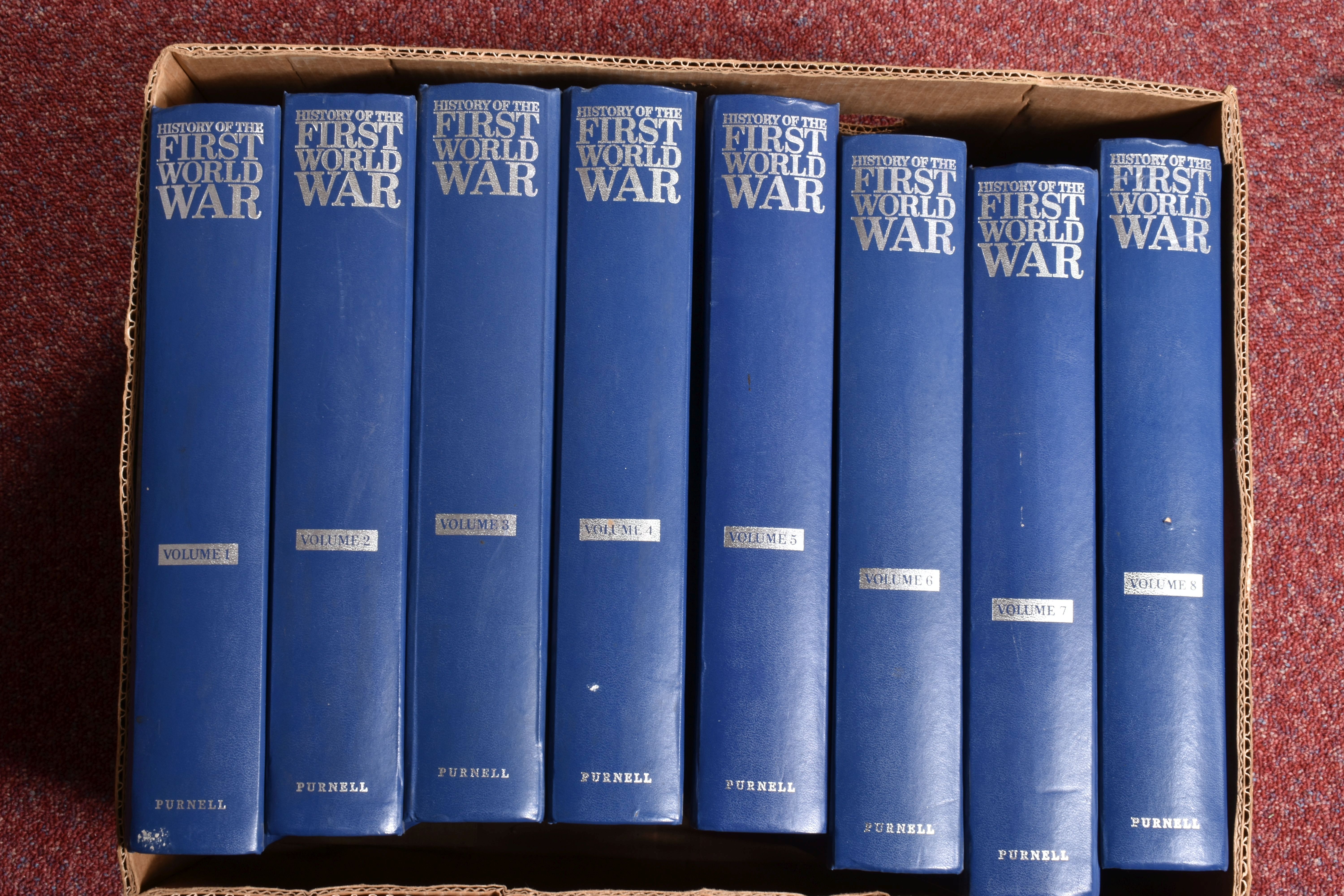 A COMPLETE SIXTEEN VOLUMES OF PURNELLS HISTORY OF WWI AND WWII, all appear to be in good - Image 2 of 9