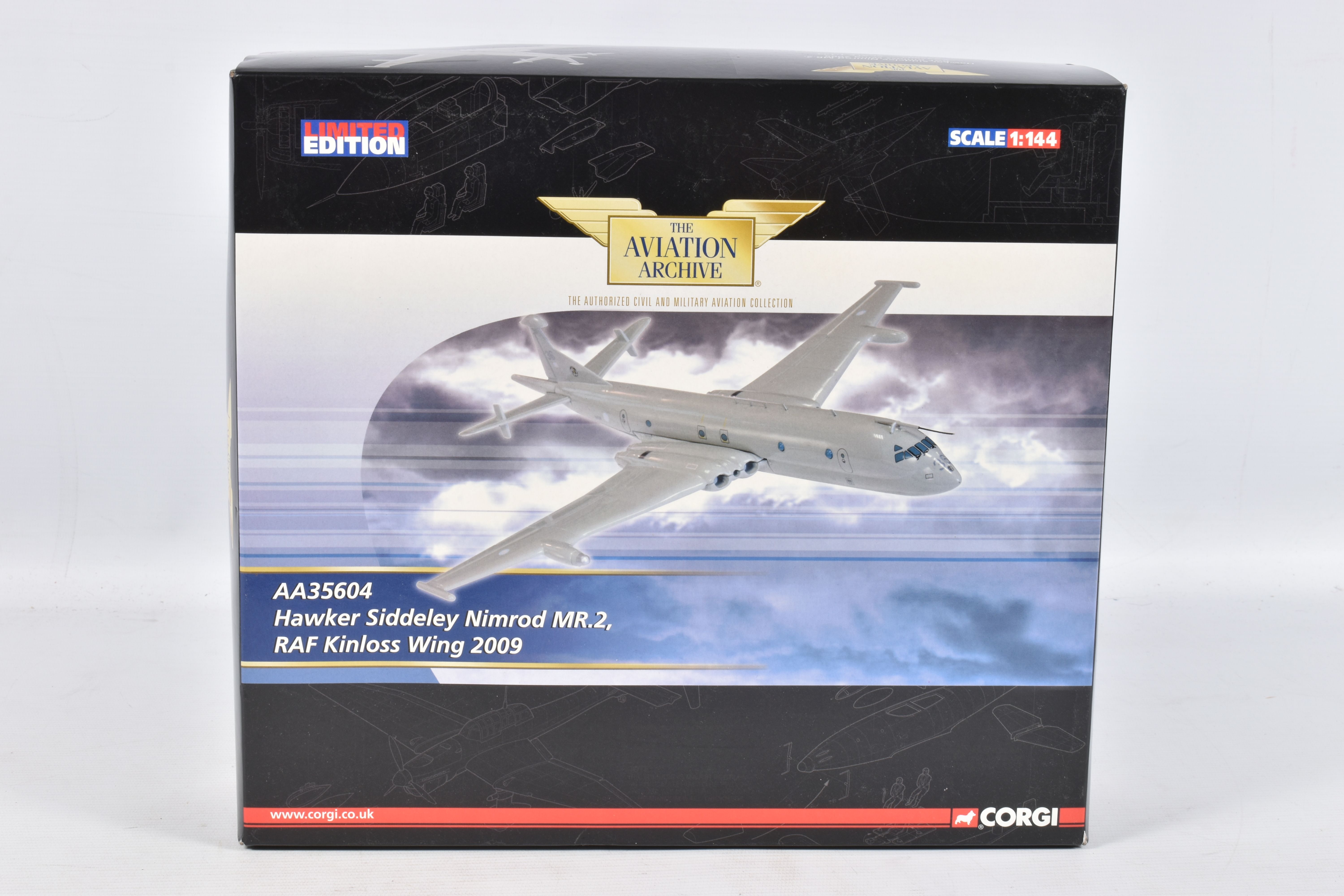 THREE BOXED CORGI CLASSICS AVIATION ARCHIVE MODELS, 1/72 scale 90 Years of the R.A.F. SEPECAT Jaguar - Image 4 of 7