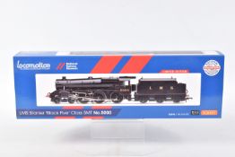 A BOXED HORNBY RAILWAYS OO GAUGE CLASS 5MT LOCOMOTIVE AND TENDER, No.5000, L.M.S. black livery (