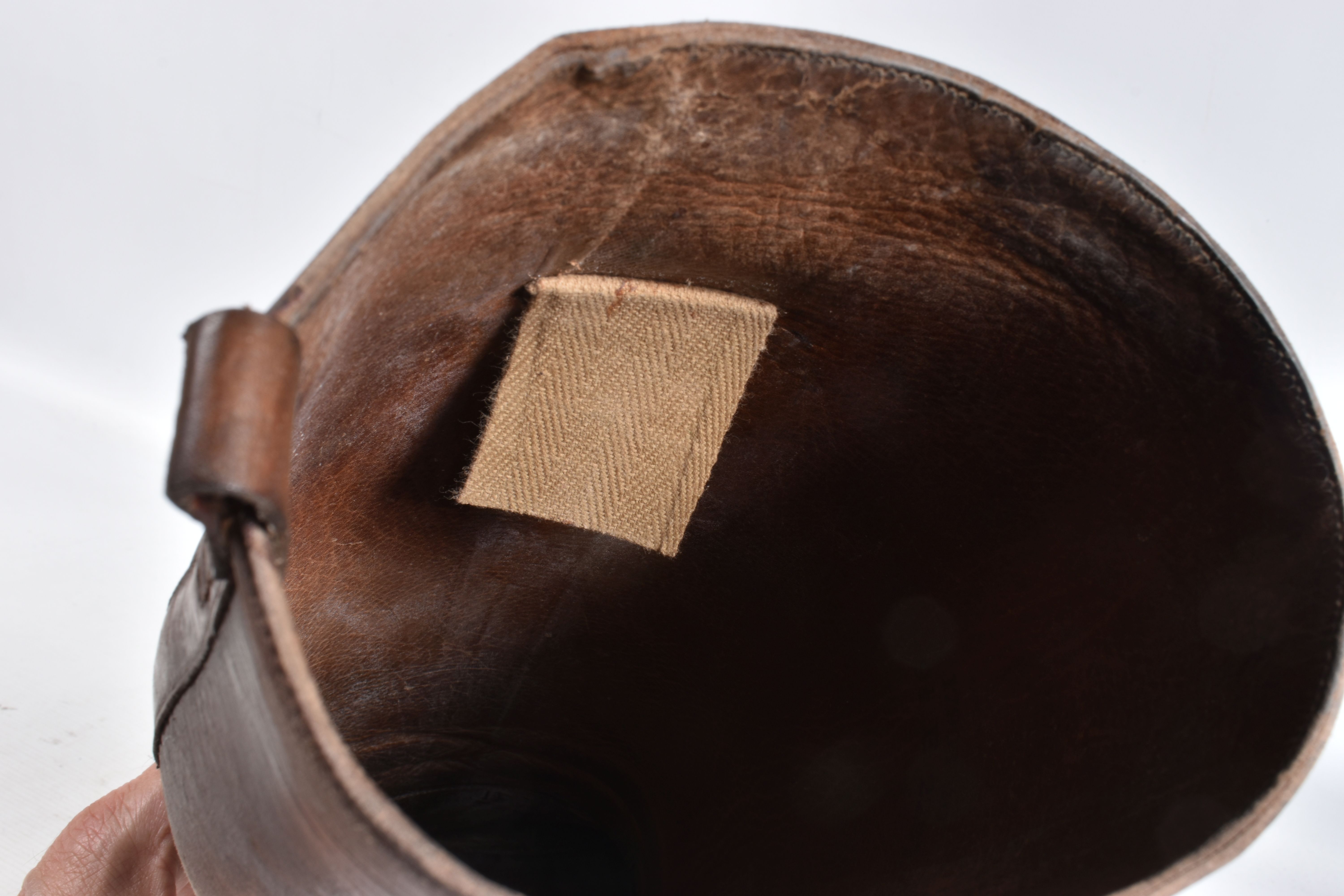 A PAIR OF BROWN ARMY OFFICERS RIDING BOOTS, these boots are unmarked but come with their boot - Image 15 of 17