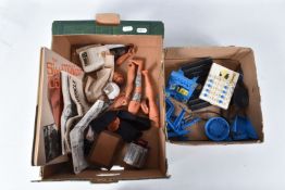 A QUANTITY OF UNBOXED AND ASSORTED KENNER/DENYS FISHER SIX MILLION DOLLAR MAN ACCESSORIES, to