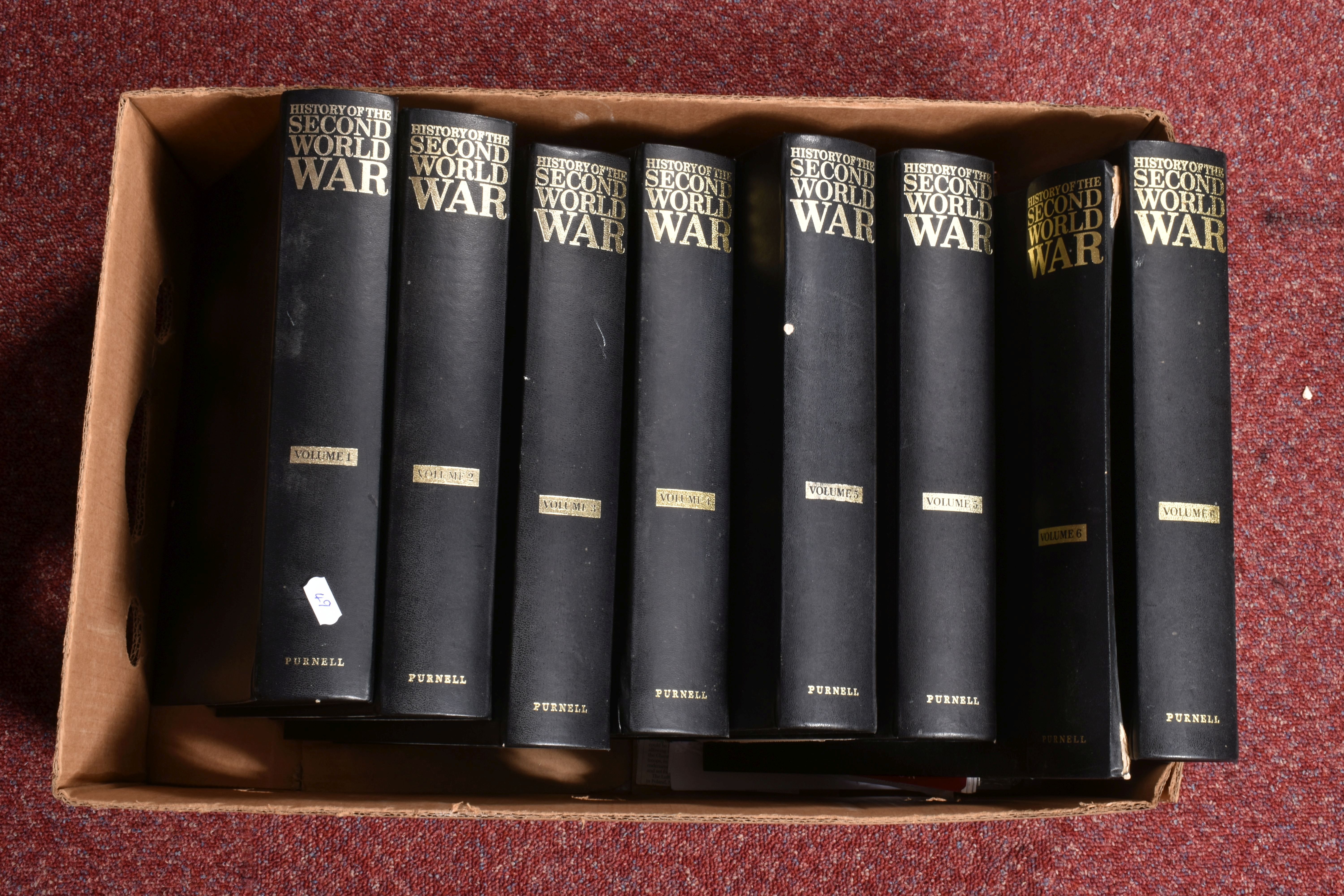 A COMPLETE SIXTEEN VOLUMES OF PURNELLS HISTORY OF WWI AND WWII, all appear to be in good - Image 6 of 9