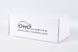 A BOXED OTTO MOBILE AUDI SPORTS QUATTRO SI RMC#6 1:18 MODEL RALLY CAR, numbered OT616 UVI, white