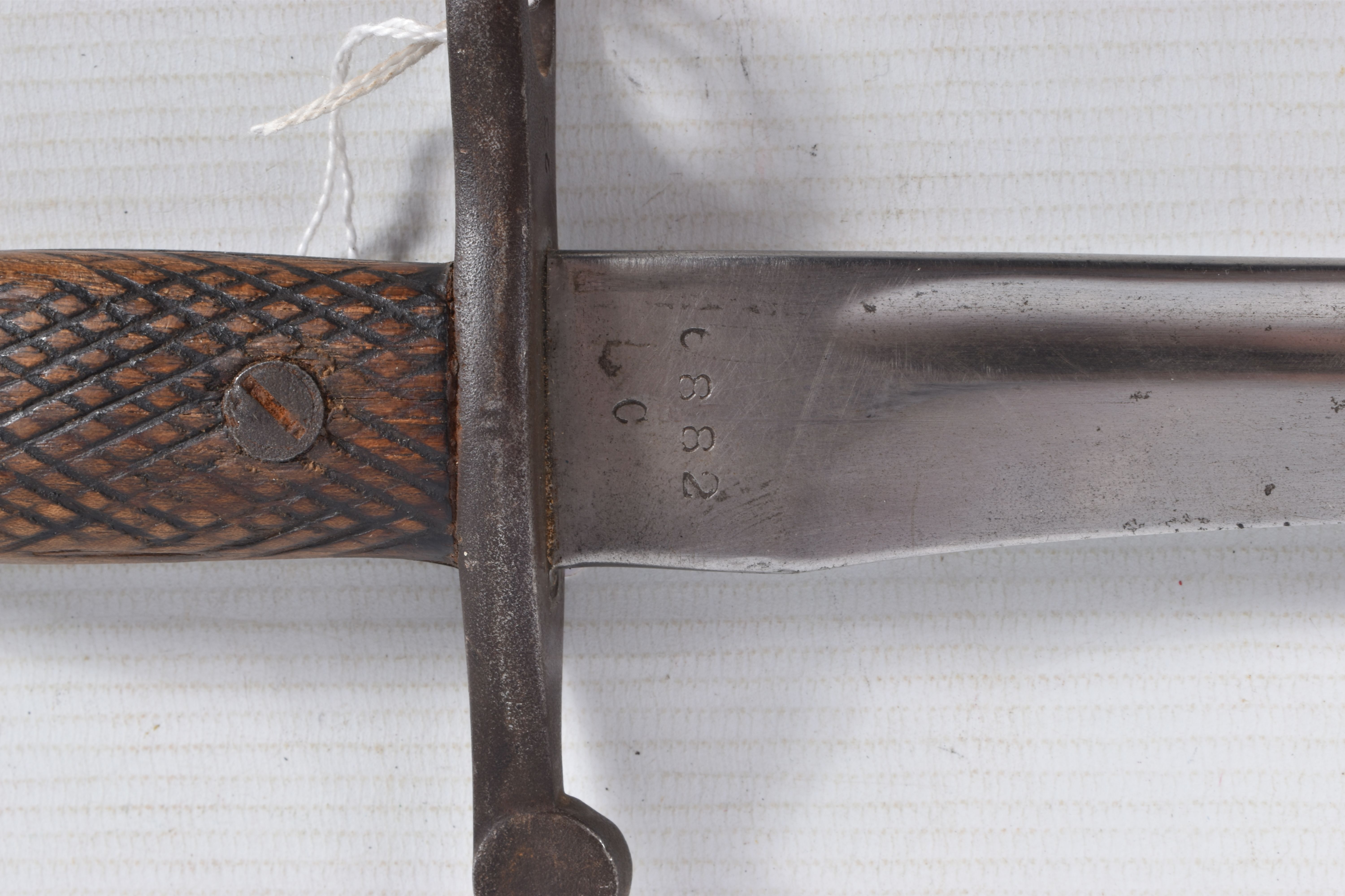 A SPANISH MAUSER BAYONET, this has a bolo blade and it has a faint Toledo stamp on it and the - Image 19 of 25