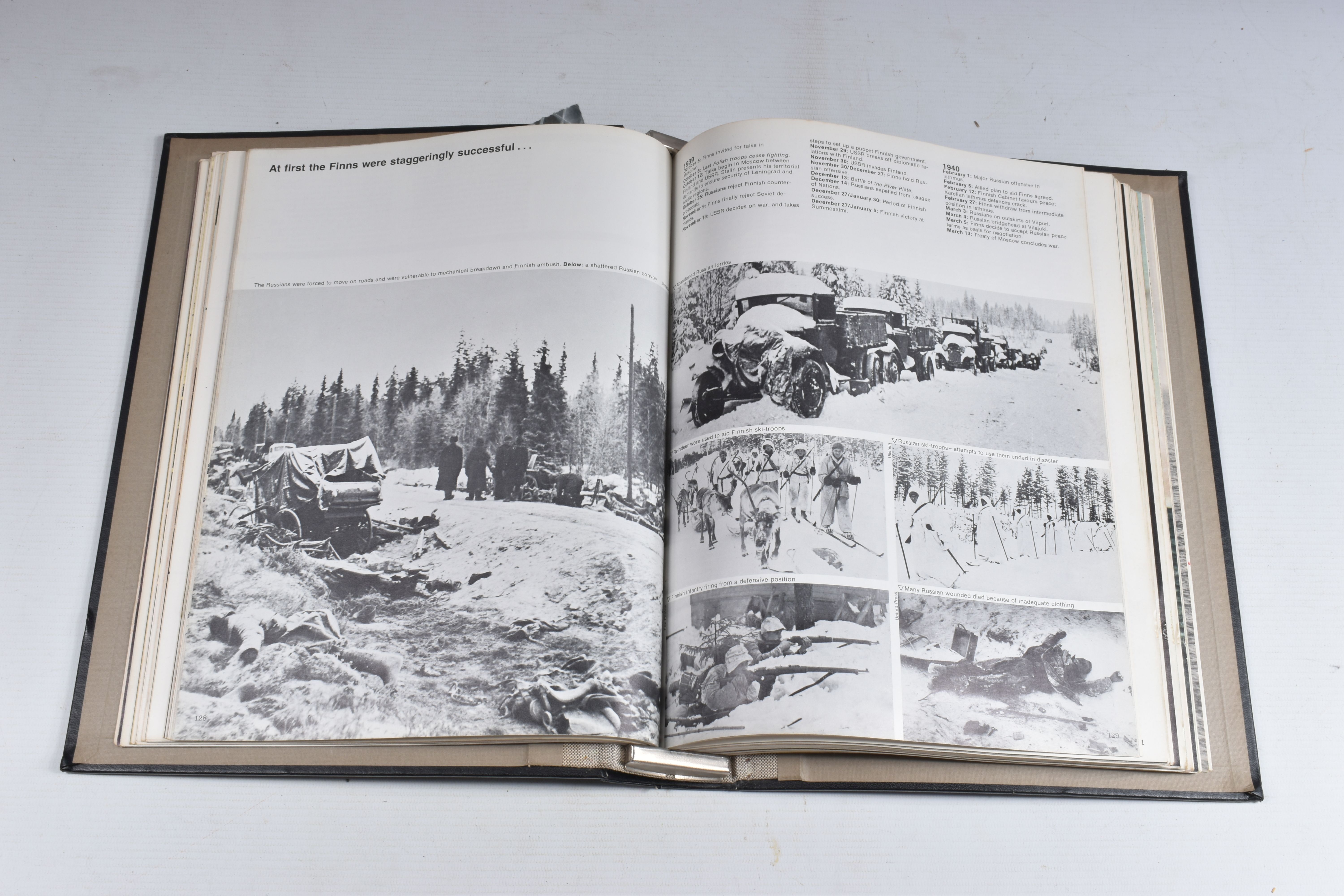 A COMPLETE SIXTEEN VOLUMES OF PURNELLS HISTORY OF WWI AND WWII, all appear to be in good - Image 8 of 9