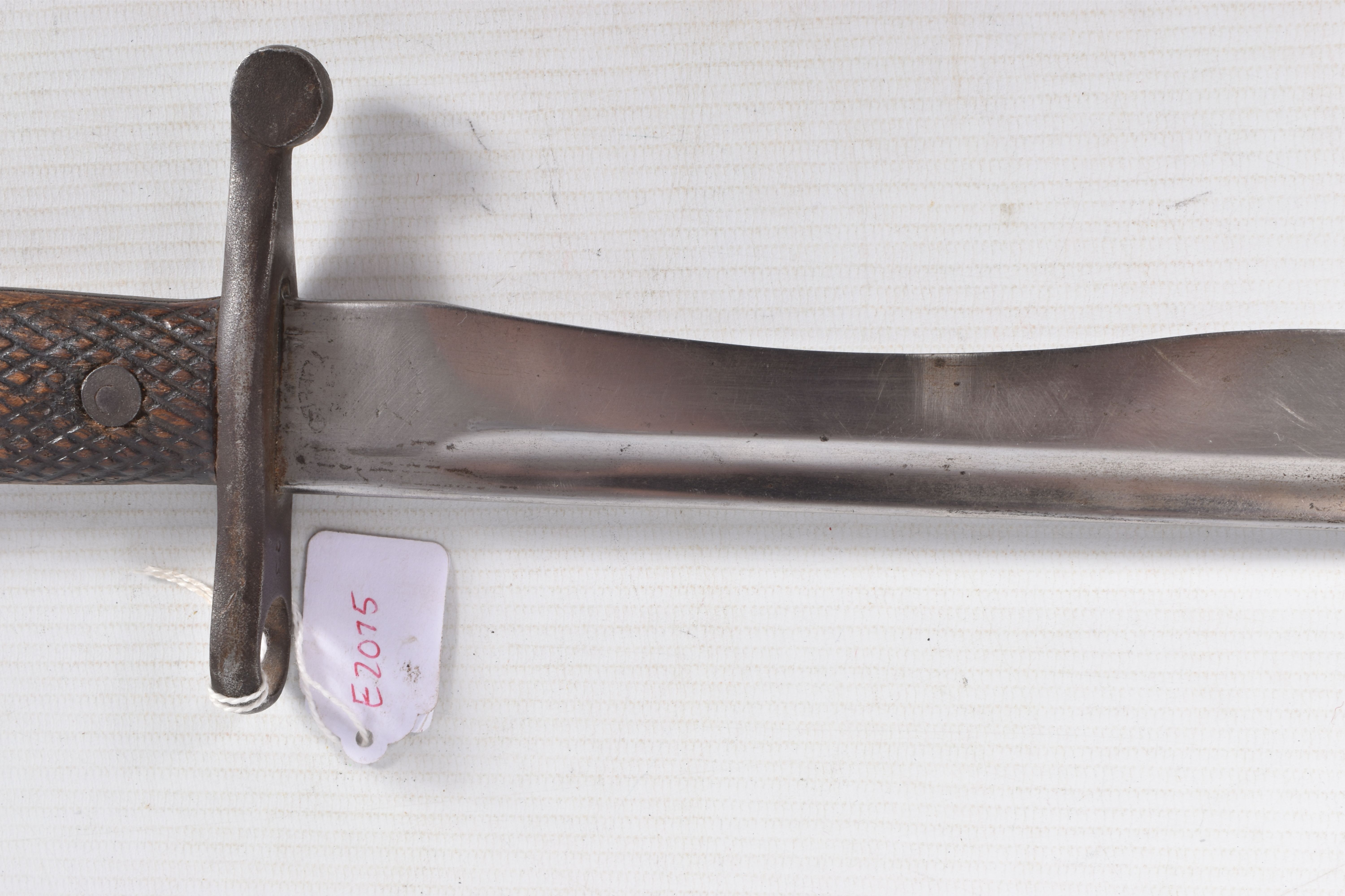A SPANISH MAUSER BAYONET, this has a bolo blade and it has a faint Toledo stamp on it and the - Image 16 of 25