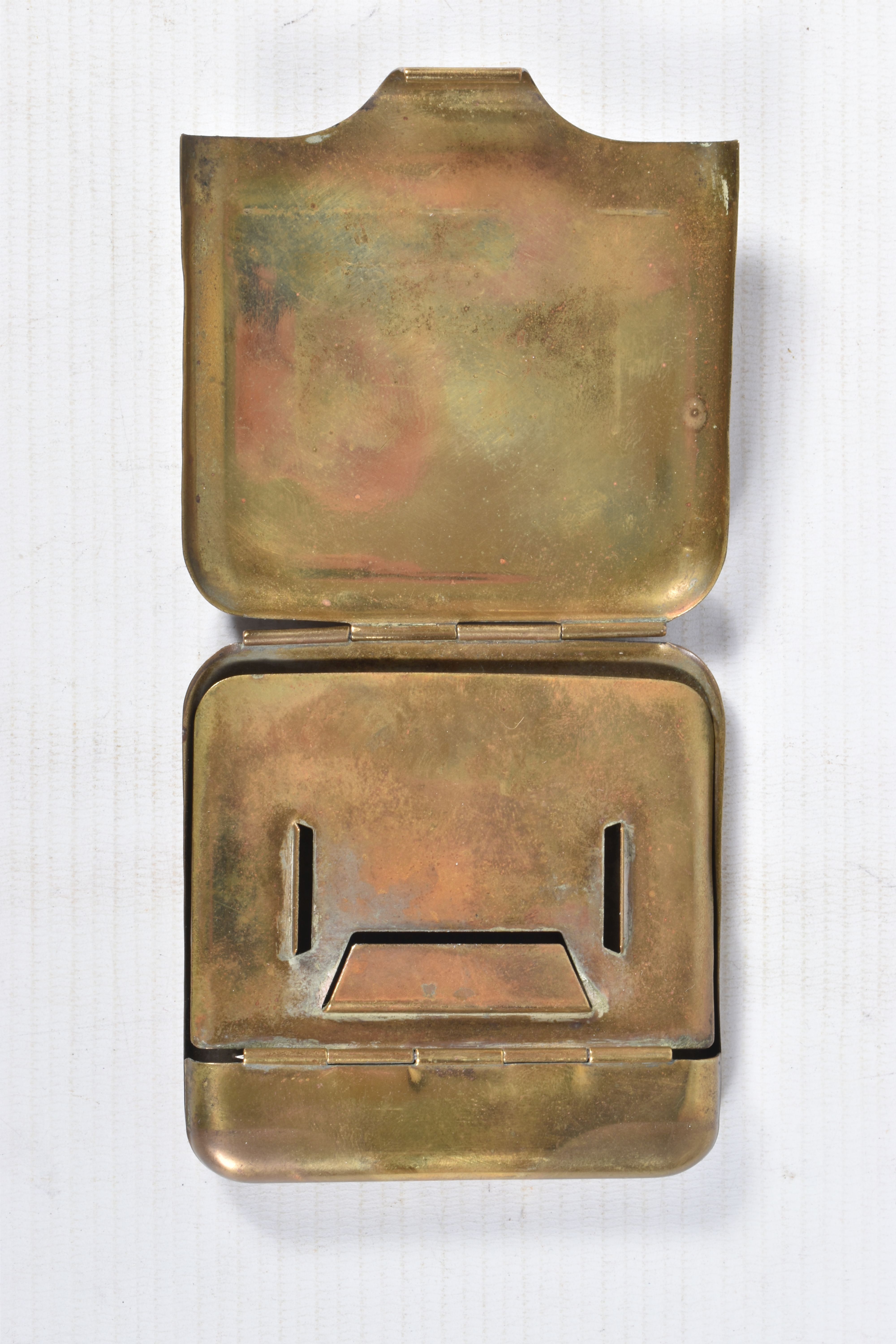 A SMALL COLLECTION OF GERMAN CIGARETTE CASES, TOBACCO BOX, ETC, comprising a brass cigarette case - Image 3 of 16