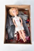A QUANTITY OF SINDY AND OTHER DOLLS CLOTHING, mainly 1960's/early 1970's, Sindy items include