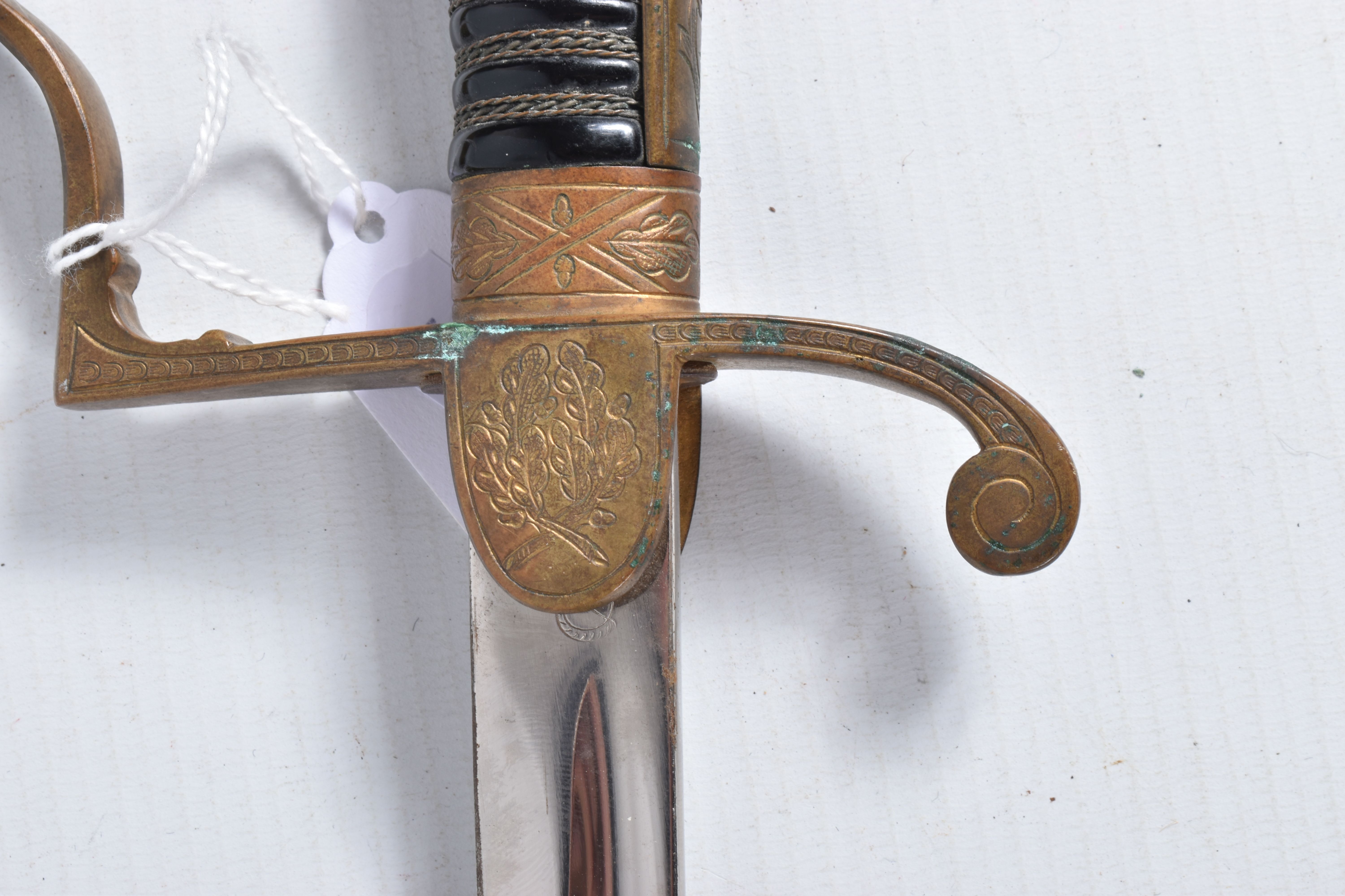 A GERMAN ARMY OFFICERS SWORD MADE BY WKC, the blade is un-etched, the knights head and WKC makers - Image 26 of 30