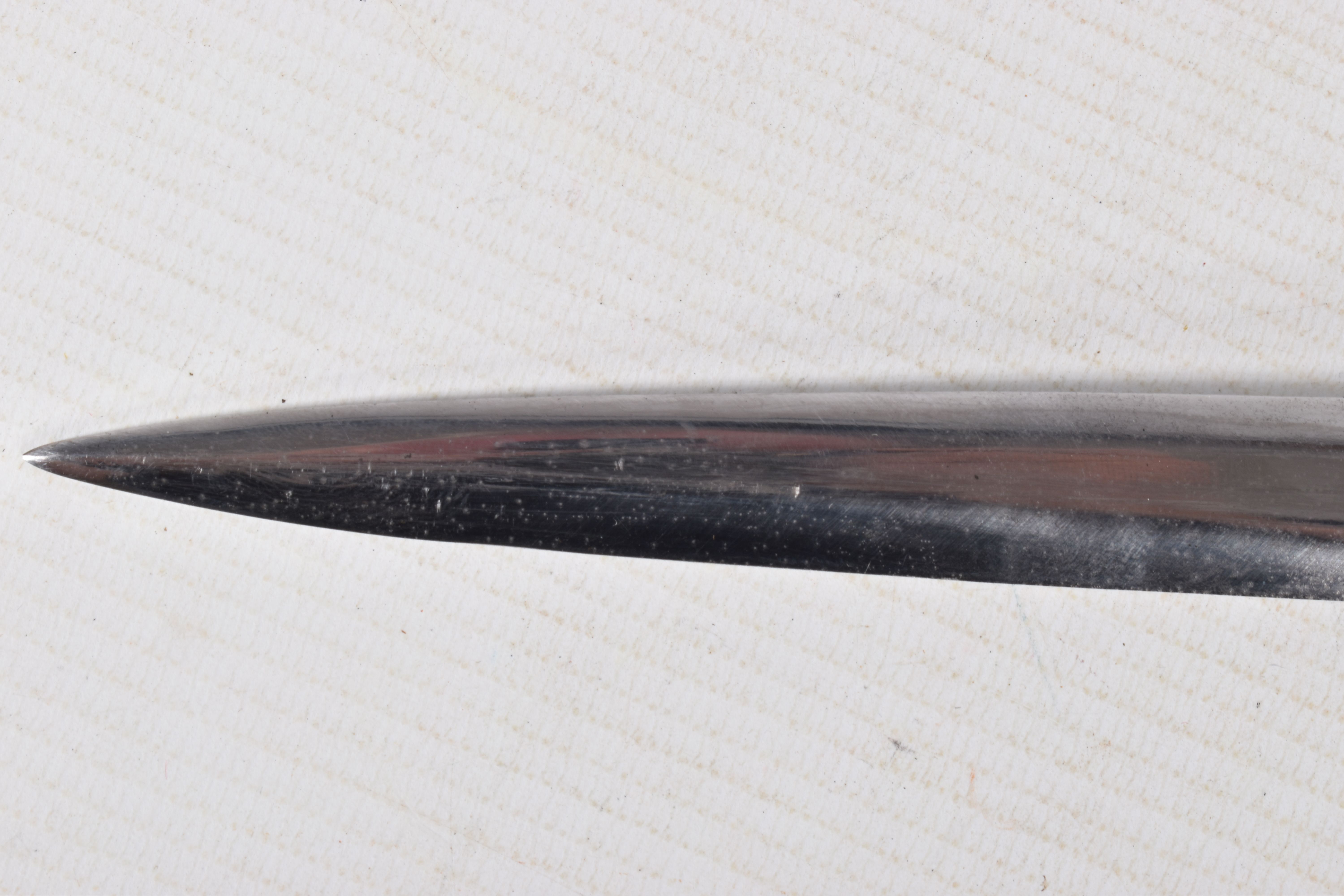 A WWII ERA GERMANY RAILWAY DAGGER, we believe that the blade was taken from an army dagger - Image 16 of 26