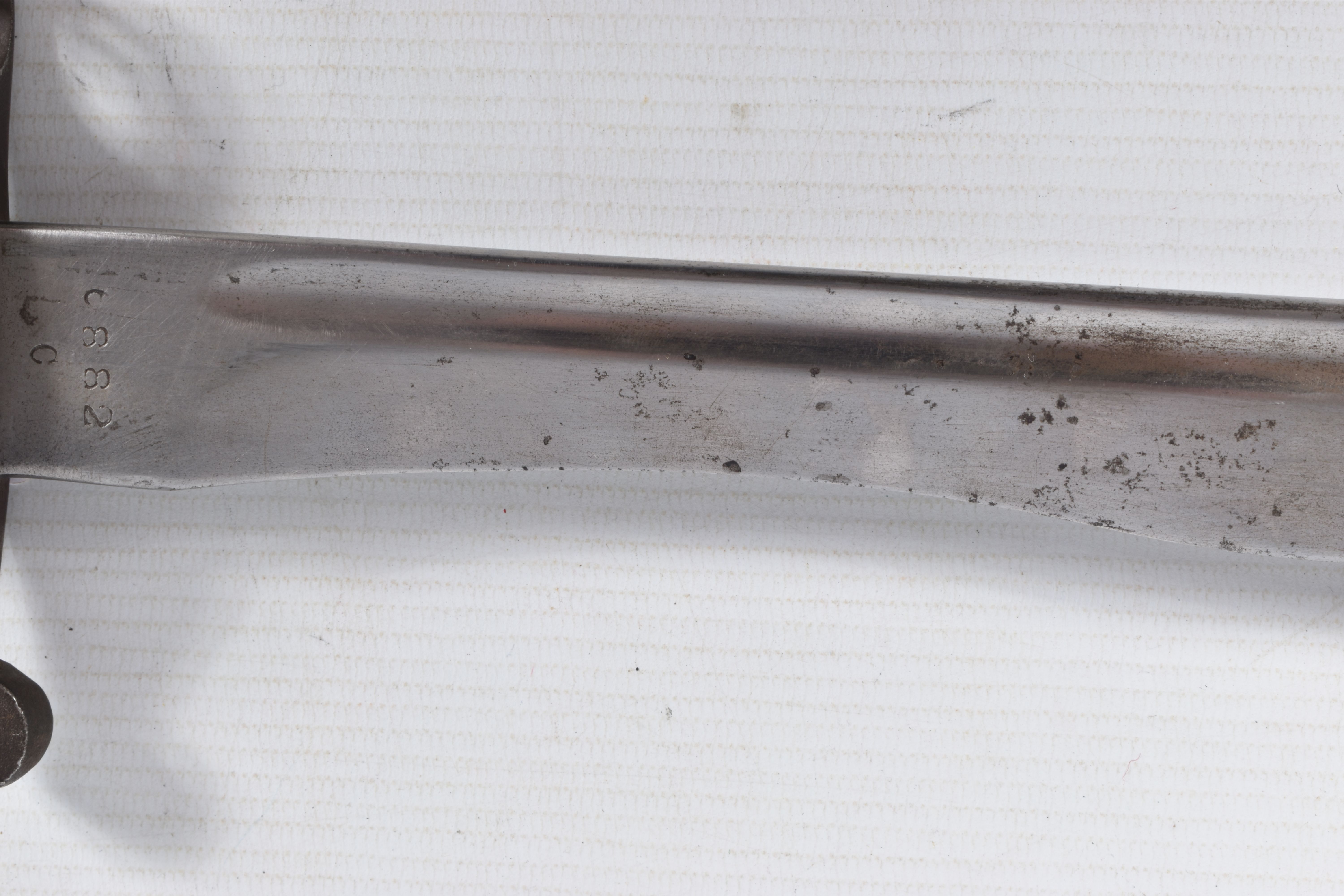 A SPANISH MAUSER BAYONET, this has a bolo blade and it has a faint Toledo stamp on it and the - Image 20 of 25