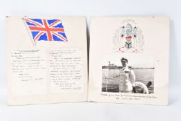 A PICTURE AND TWO LETTERS OF ROYAL NAVY INTEREST, the picture is of Viscount Cunningham, Andrew