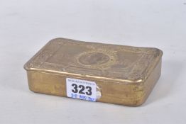 A WWI PRINCESS AMRY TIN, the lid opens and closes well, it has no splits and only age related wear